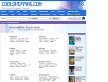 Tablet Screenshot of coolshopping.com